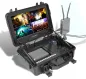 Preview: AVMATRIX PM1250, 12,5" LCD-Videomonitor 4K im Flight Case, V-Mount Akkuplatte