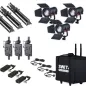 Preview: Swit FL-C60D 3KIT | Set of 3 x 60W LED Spotlight, 25000lux, V-Mount, DMX