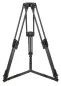 Preview: Camgear ENG/CF2 GS Carbon Fiber Tripod, 2-Stage 100mm bowl Tripod for ENG-work with Ground Spreader GS-2
