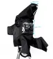 Preview: camRade rainCover OB/EFP Large, grosser Regenschutz für Broadcast Kameras mit Box-Optik in schwarz