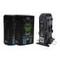 Preview: IDX EC-J150/2X, 2 x CUE-J150 Batteries, 1 x VL-2X Charger with 4 pin XLR DC Output (36W)