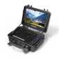 Preview: AVMATRIX PM1250, 12,5" LCD-Videomonitor 4K im Flight Case, V-Mount Akkuplatte