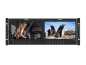 Preview: TVLogic RKM-290A, Dual 9” 4RU Rack-Mount Monitor