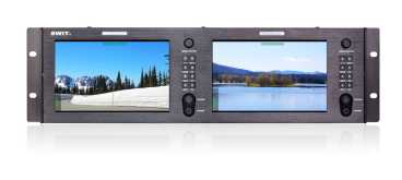 Swit M-1073H | 2x7" Rackmount LCD Panel
