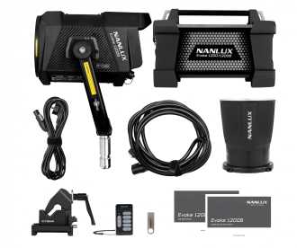 Preview: NANLUX Evoke 1200B ST-KIT Bi-Color, Studio-Scheinwerfer Kit Evoke 1200B, inkl. Transportkoffer (Trolley)