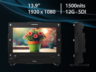 TVLogic SVM-130P, 13.9" 12G-SDI High Brightness Field Monitor, V-Mount