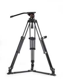 Swit TOWER150, Aluminum Camera Tripod KIT, TH150 Fluid Video Head, Ground Spreader, 15kg Payload, Soft Bag
