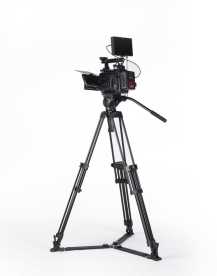 Swit TOWER150C Carbon-fiber Camera Tripod KIT, TH150 Fluid Video Head, Ground Spreader, 15 kg Payload, Soft Bag