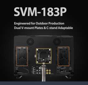TVLogic SVM-183P, 18.5" 12G-SDI High Brightness Field Monitor