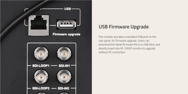Swit M-1093F | 2x9" Rackmount IPS LCD Panel, Waveform und Vector scope