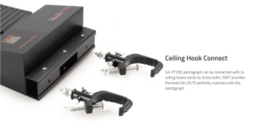 Swit GA-PT20E, DMX Motorized Precise Pantograph hinge (for hook), max 23kg load, 2m length, no hook