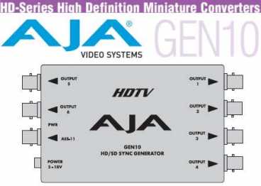 AJA GEN10 HD/SD-SDI Sync. Generator (GEN 10) mit Blackburst
