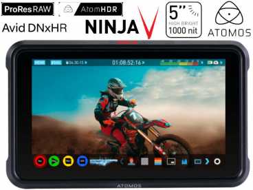 5'' Atomos NINJA-V 4K HDMI HDR LCD Field-Monitor tageslichttaugliche 1000nits