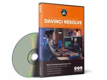 Videoschnitt mit DaVinci Resolve 15 - DVD Lernkurs deutschsprachiges Videotraining