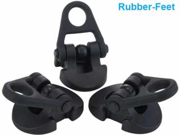 Preview: Camgear MARK 4 AL MS KIT 0-7 kg/SET | Fluid Videokopf mit ALU Stativ Mittelspinne und Tasche