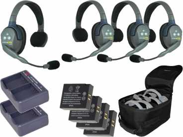 EARTEC ULTRALITE 4-S HD {UL4S} digital DECT Intercom Headset