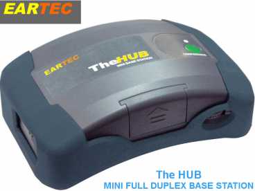 EARTEC ULTRALITE 6-S HD {HUB6S} digital DECT drahtloses Intercom Headset mit Mini-Base bis 600m