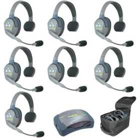 EARTEC ULTRALITE 7-S HD {HUB7S} digital DECT drahtloses Intercom Headset mit Mini-Base bis 600m