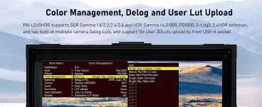 Swit FM-U245HDR 23,8" 4K 1000nits 4x12G-SDI HDR Field Monitor