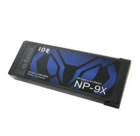IDX NP-9X;  NP Lithium-Ionen Akku mit 14,4 V, 96 Wh mit D-Tap und D-Tap Advanced O/Ps