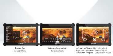 Swit K7, 7" 2800 nits Kamera FHD Monitor 3G-HD/SDI und HDMI, Multi Touch Screen
