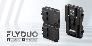 Swit KA-M20C, FlyDuo - Dual Pocket V-mounts Hot-Swap Adaptor with USB-C out, compatible with Mino V-mount batteries