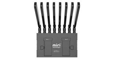 Preview: MIRI X510 Bonding Router, für bis zu sieben Internetverbindungen, AES-256-Verschlüsselung, NP-F Akkubetrieb