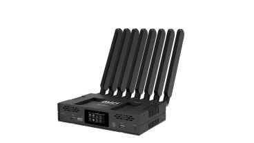 Preview: MIRI X510 Bonding Router, für bis zu sieben Internetverbindungen, AES-256-Verschlüsselung, NP-F Akkubetrieb