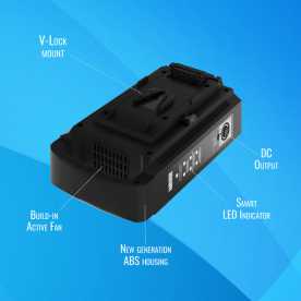Preview: Newell dual-channel, simultanes  Ladegerät für V-Mount