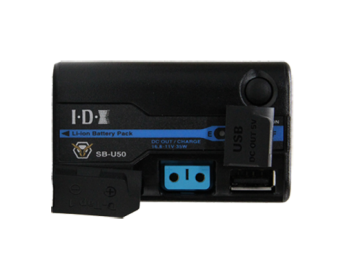 IDX SB-U50/PD Lithium-Ionen BP-U Akku mit 48 Wh / 14,4V / 3,3Ah