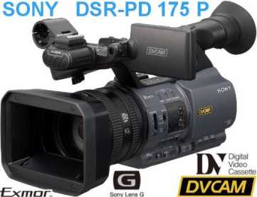SONY DSR-PD 175 P (1/3" 3 CMOS Camcorder/DVCAM/DV/PD175)