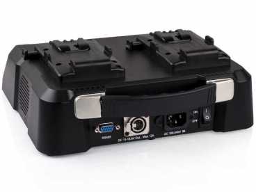 SWIT S-3812S SIMULTAN 6 Amper Turbo Duo-Schnelllader mit LCD Display und DC OUT