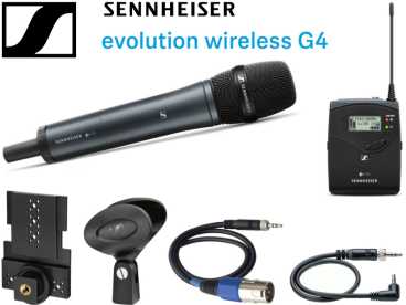 Sennheiser EW 135-P G4 SET UHF Handsender Bodypack Kamera Funk