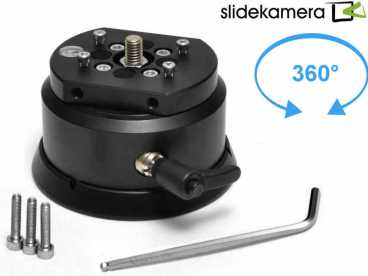 SlideKamera HGO-3 Drehkopf für 360 Grad Drehung auf Stativ