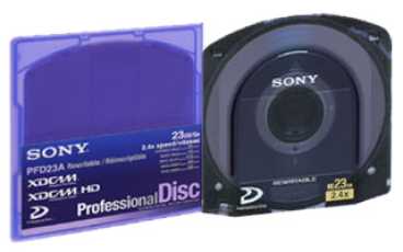 PFD- 23 A SONY XDCAM HD 23,3 GB optical Disc {Mindestabnahme 5 St.}