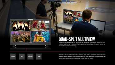 Lilliput UQ31, 31,5" 4K 12G-SDI / HDMI Multiviewer Monitor