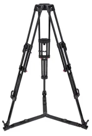 Camgear T100/AL2 GS Aluminum Tripod, 2-Stage 100mm bowl Tripod with Ground Spreader GS-2 Aluminum