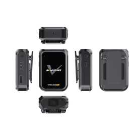 Preview: AVMatrix VM12 Dual, Drahtloses Mikrofonsystem Set (2,4 GHz) 2x Sender und 1x 2-Kanal-Empfänger