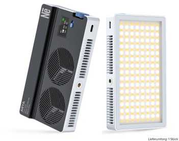 Preview: Newell Arya RGB-LED Leuchte, 40W RGB Licht, Farbtemperatur 2500 - 9000K und RGB, integrierter Akku, aufladbar per USB-C