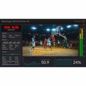 Blackmagic Web Presenter 4K Streaming Encoder und Signalwandler mit 12G-SDI Eingang