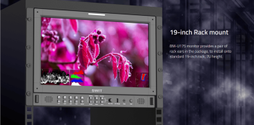 Swit BM-U175, 17.3-inch 4K/8K 12GSDI Studio Monitor