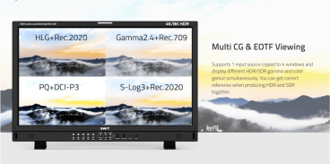 Swit BM-U325MD, 4K 31,5" HDR Monitor mit 1500 Nits, 4x 12G SDI und 1x HDMI Eingang