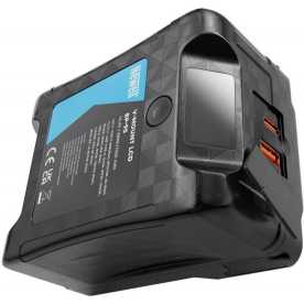 Preview: Newell BP-95LCD, V-Mount Li-Ion Akku 99 Wh/14,4 Volt / 7,0 Ah, USB-Ausgang: 5 V, 3 A, LCD Anzeige