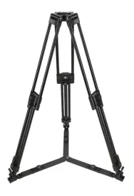 Camgear T75/AL2 GS, 2-Stage 75mm bowl Aluminum Tripod with Ground Spreader GS-2