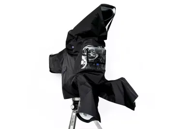 camRade rainCover OB/EFP Large, grosser Regenschutz für Broadcast Kameras mit Box-Optik in schwarz