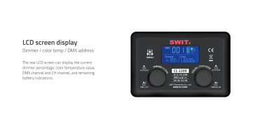 Swit CL-120D, 120W 2:1 Bi-color SMD LED panel light