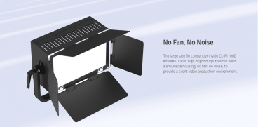 Swit CL-M100D, mini size bright Bi-color Panel Light, also ideal for hoisting or studio, especially small space