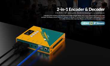 AVMATRIX DE20-4K, 4K-HDMI-Encoder und -Decoder für Streaming, Decoding und lokale Aufzeichnung
