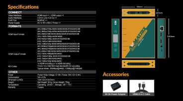 AVMATRIX DE21-4K PRO, Bidirektionale Umwandlung zwischen 4K-HDMI und NDI