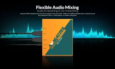 AVMATRIX DE21-4K PRO, Bidirektionale Umwandlung zwischen 4K-HDMI und NDI